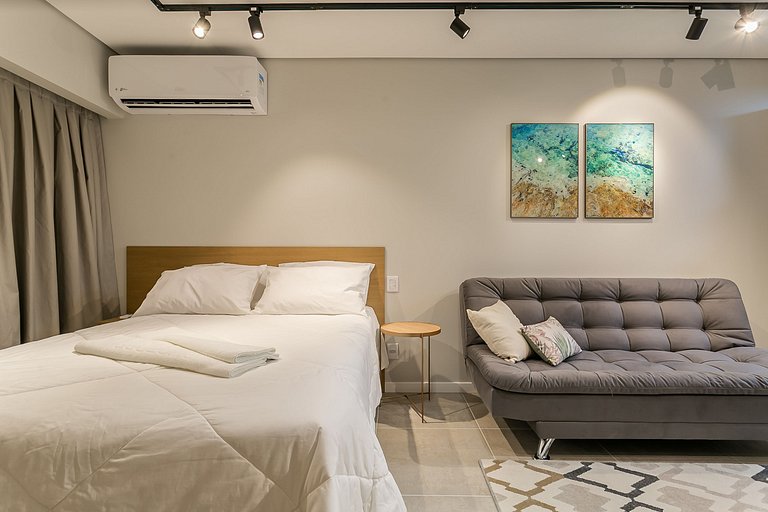 Moderno studio c/ piscina no Campeche OKA120