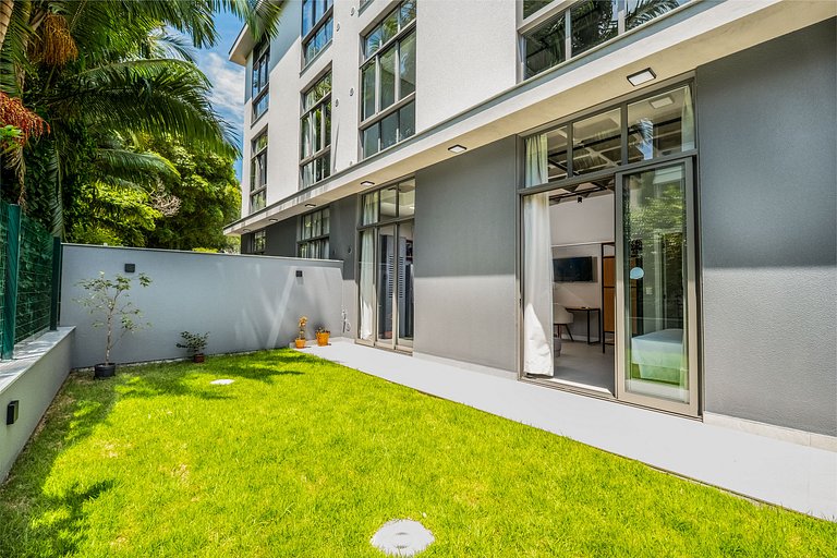 Loft garden moderno 750m da praia de Canas TPS106