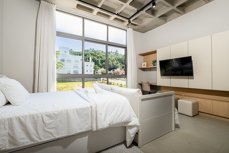 Studio moderno e agradável em Canasvieiras TPS209