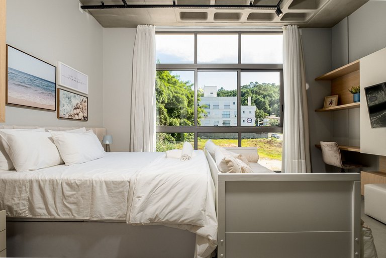 Studio moderno e agradável em Canasvieiras TPS209