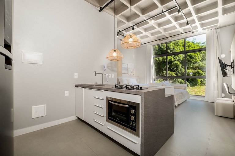 Studio moderno e agradável em Canasvieiras TPS209