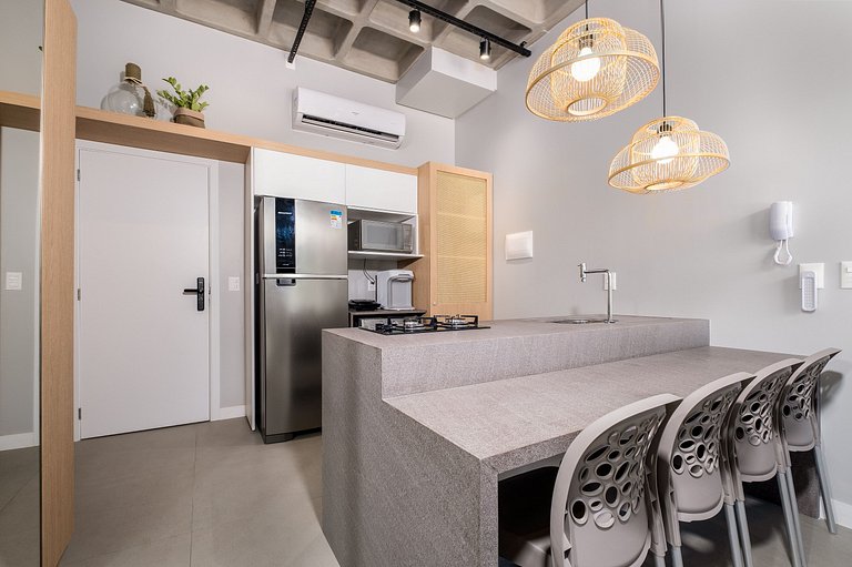 Studio moderno e agradável em Canasvieiras TPS209