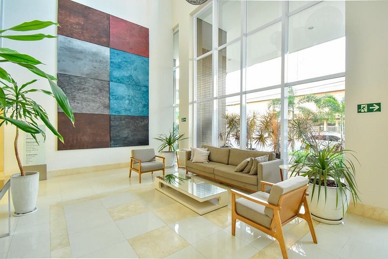 Flat em cond. com piscina, Setor Bueno - DNAG1701