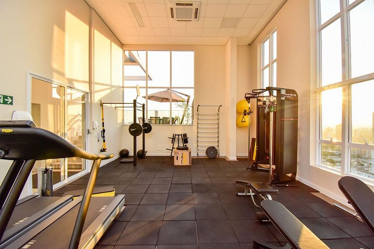 Flat c/ piscina en cond., Setor Bueno - DNAG1701