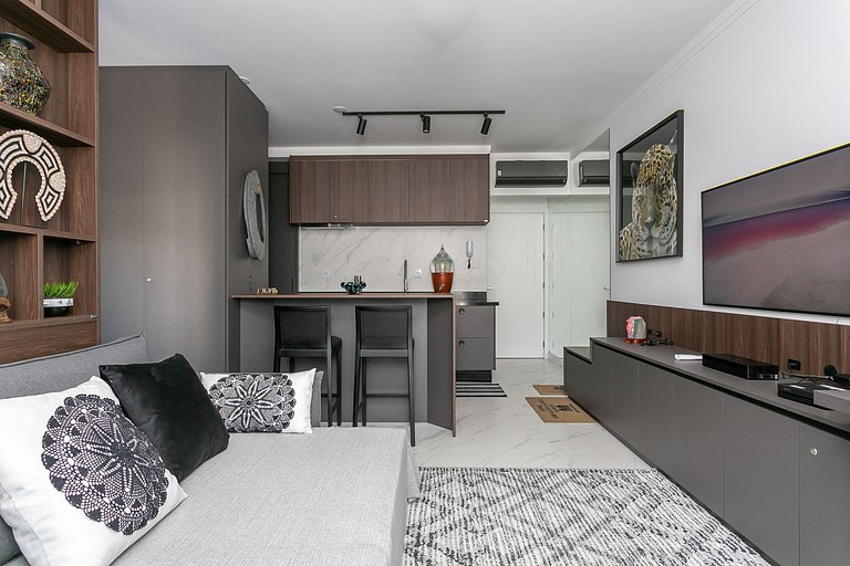 Hermoso estudio en cond. con vistas a la playa IRB203