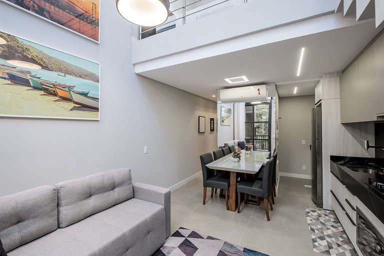 Apart c/piscina y barbacoa en Jurerê JPR217