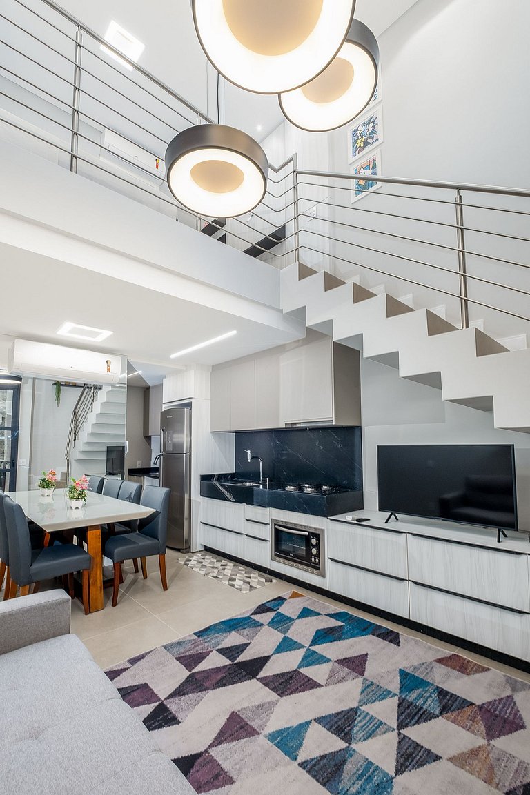 Apart c/piscina y barbacoa en Jurerê JPR217