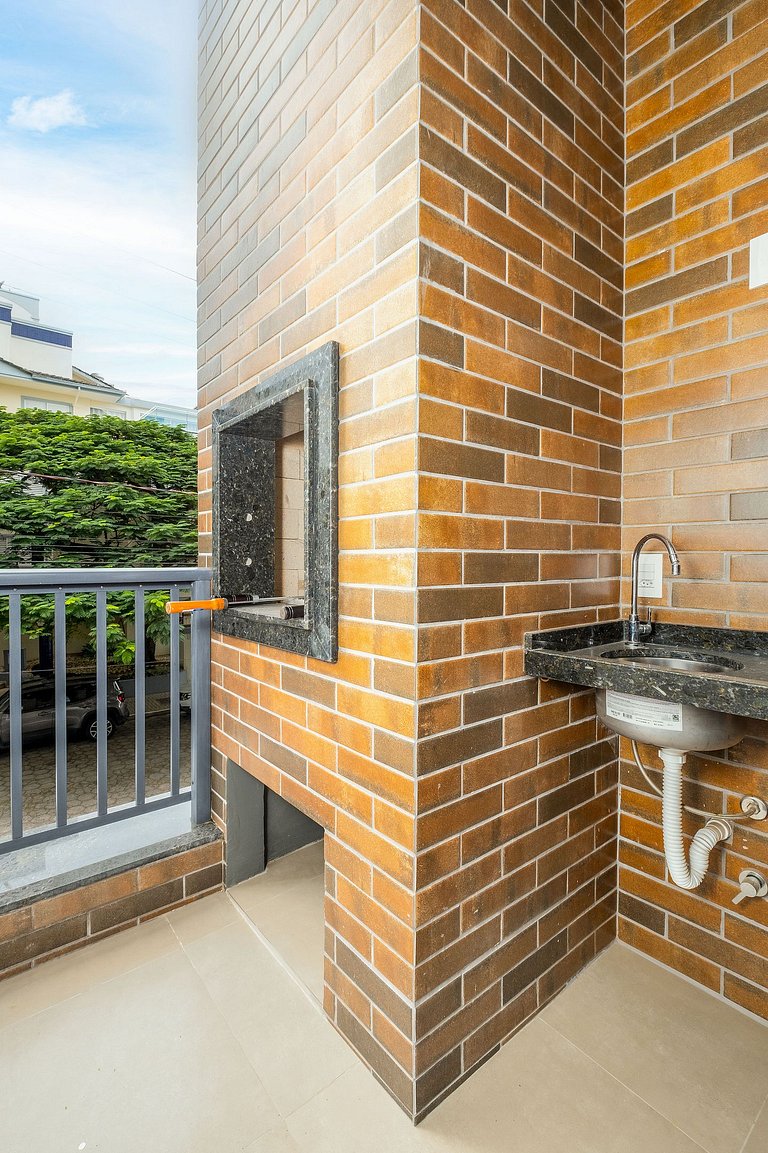 Apart c/piscina y barbacoa en Jurerê JPR217