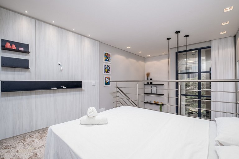 Apart c/piscina y barbacoa en Jurerê JPR217