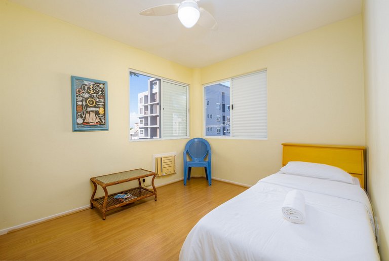 Apto c/churrasq a 500m do mar MDO201