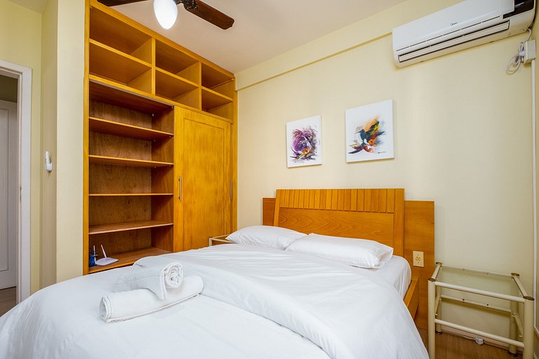 Apto c/churrasq a 500m do mar MDO201