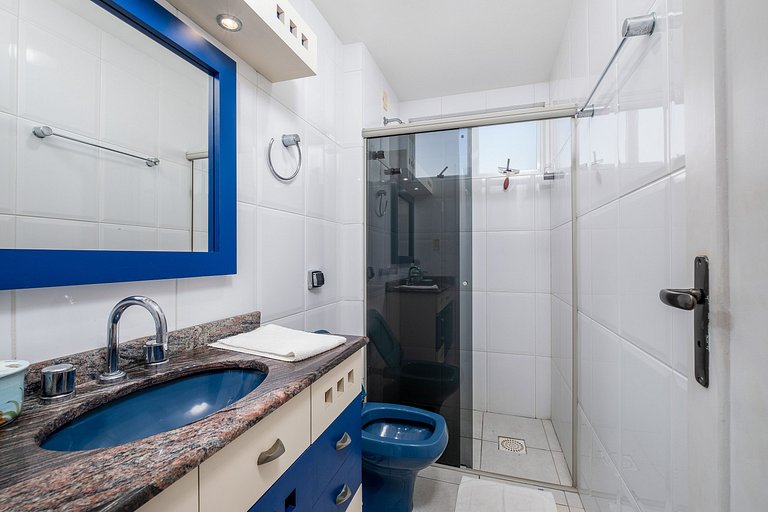 Apto c/churrasq a 500m do mar MDO201