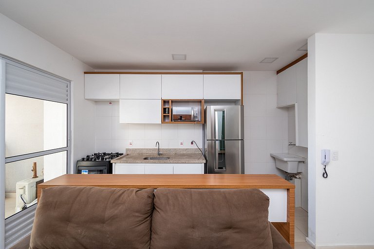 Depto 1H c/ balcón, Jardim Goiás - MSSO1208