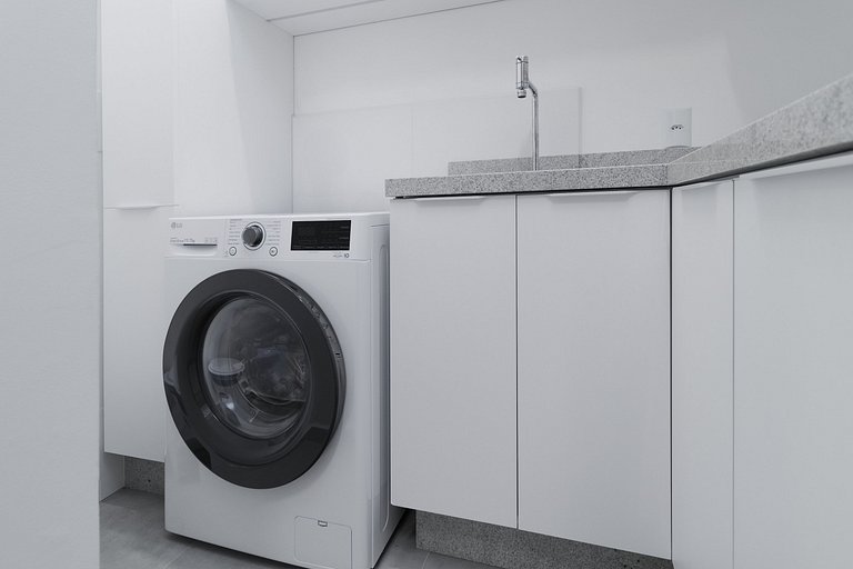 Apto completo c/churrasq a 300m da praia RES201