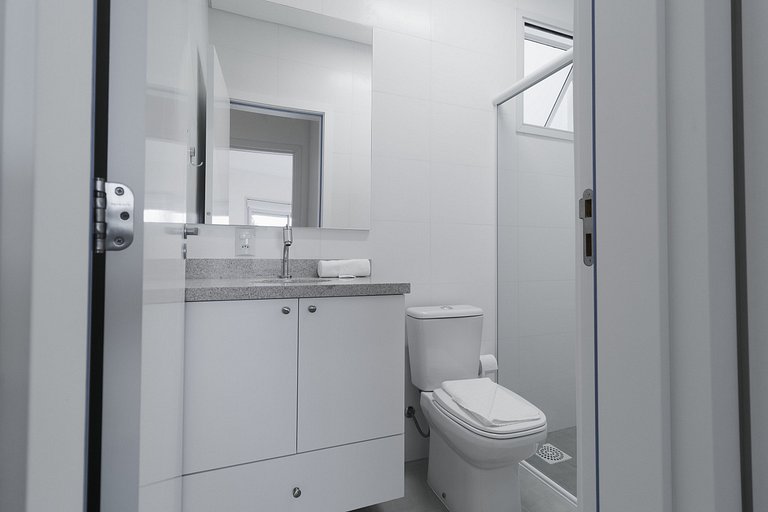 Apto completo c/churrasq a 300m da praia RES201