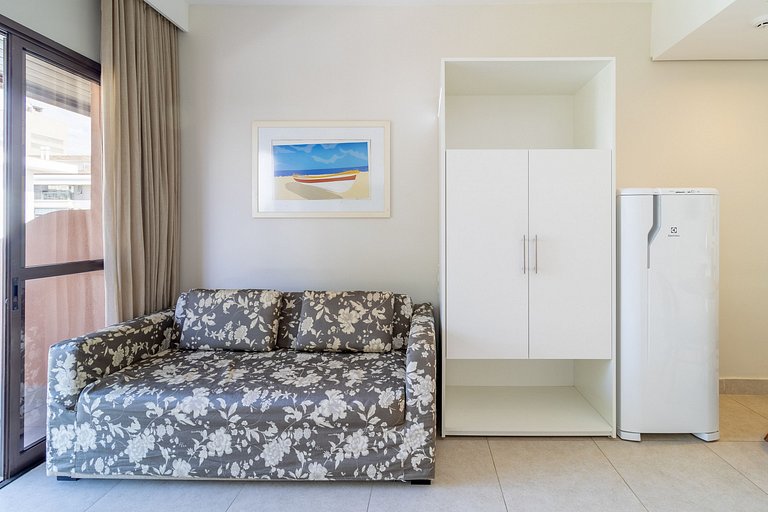 Suíte incrível em resort de luxo beira mar JBV279