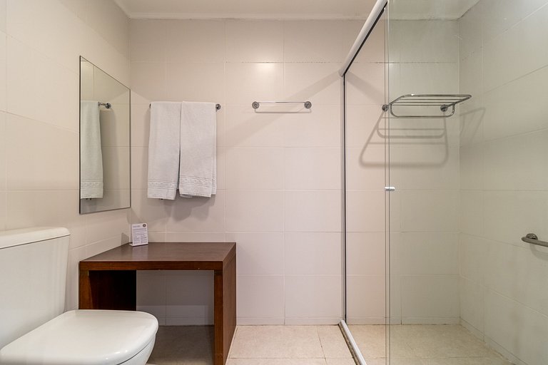 Suíte incrível em resort de luxo beira mar JBV279