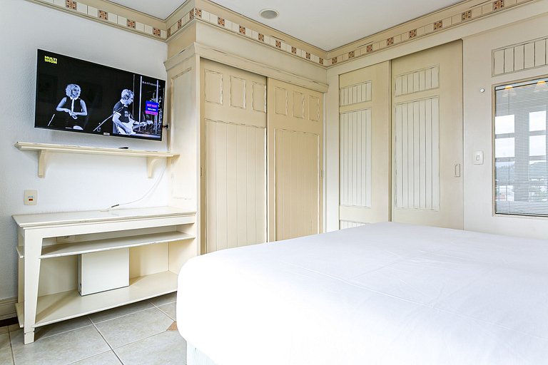 Estudio en Jurerê vista al mar en resort lujo ILC3405Seazone