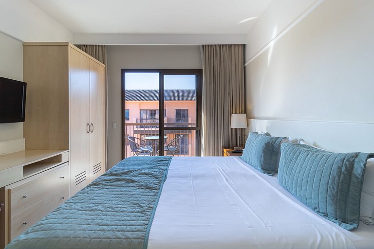 Estudio en Jurerê mejor resort pie en la arena JBV464Seazone