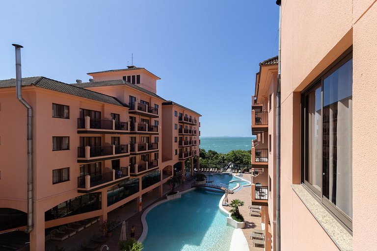 Apartamento en Jurerê mejor resort vista mar JBV242 Seazone