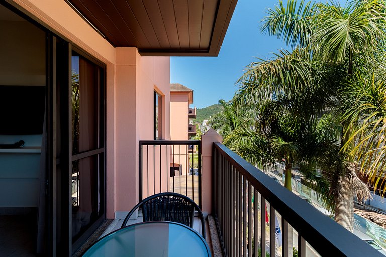 Suíte incrível em resort de luxo beira mar JBV279