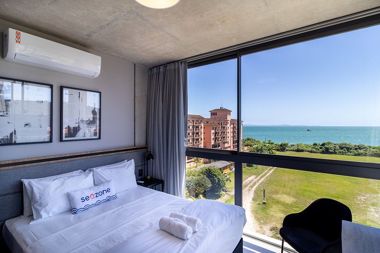 Estúdio de luxo com vista mar em Jurerê SPJ0505