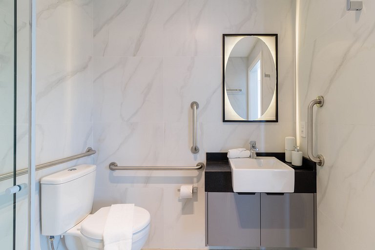 Estúdio de luxo com vista mar em Jurerê SPJ0505