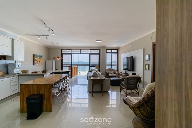 Apto lindo Beira-Mar e com Churrasqueira RIG0102