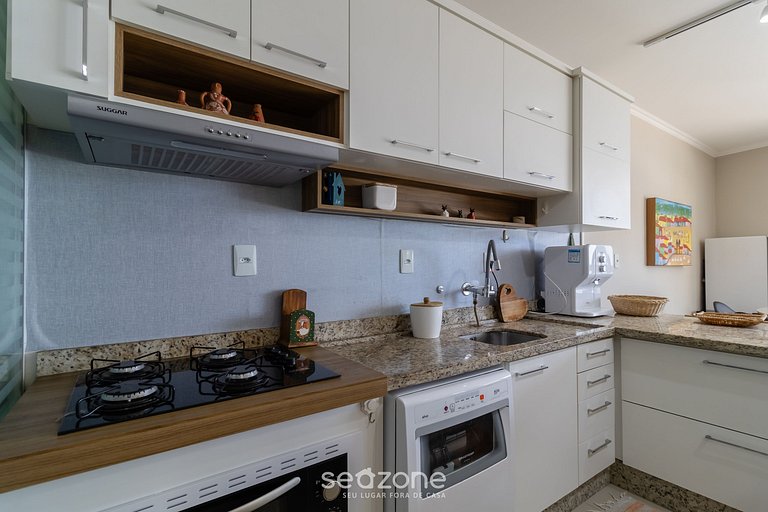 Apto lindo Beira-Mar e com Churrasqueira RIG0102