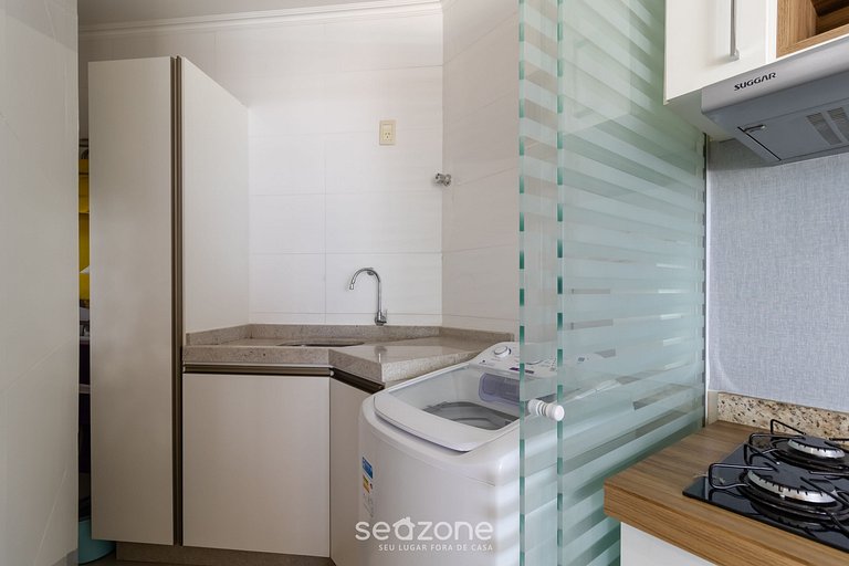 Apto lindo Beira-Mar e com Churrasqueira RIG0102