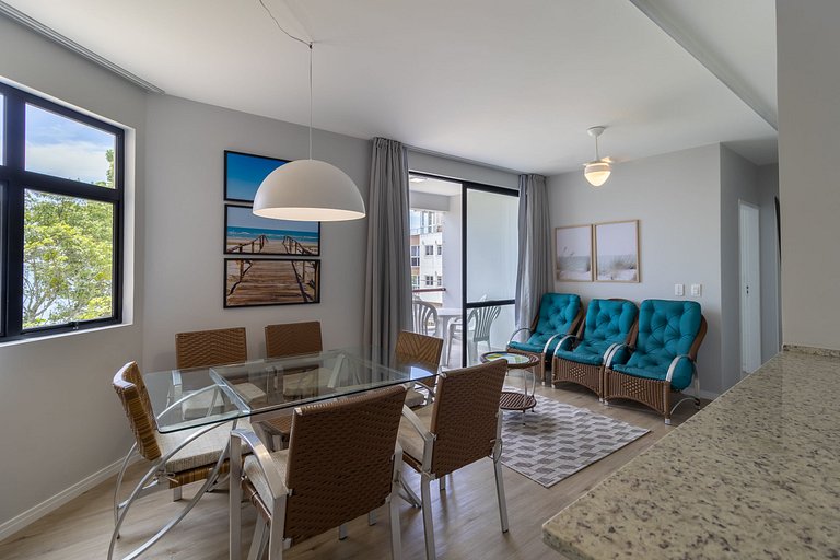 Sossego frente mar com vista para a ilha CCA201