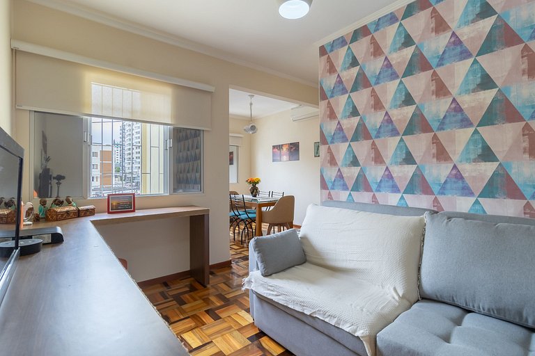 Apart excelente ubicación centro Floripa ELY0201