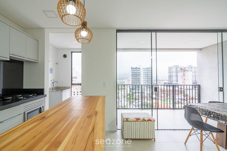 Hermoso apto con asador en el balcón BLN0802