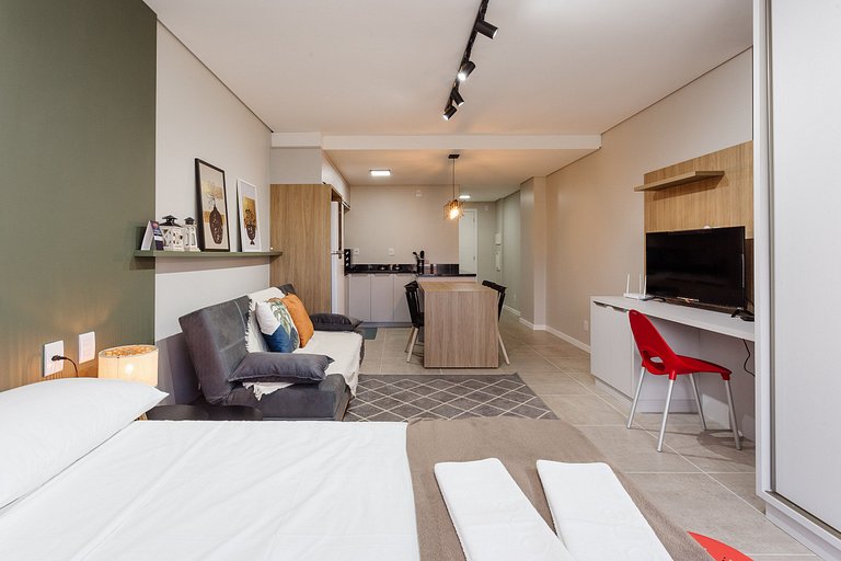 Estudio de lujo equipado Floripa-SC OKA213