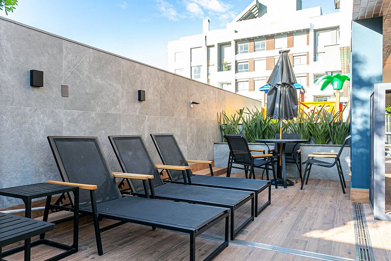 Apart c/piscina y barbacoa en Jurerê JPR217