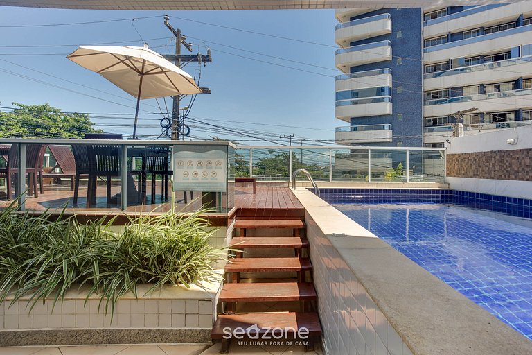 Belo Apto com vista para o Rio Cachoeira BCL402