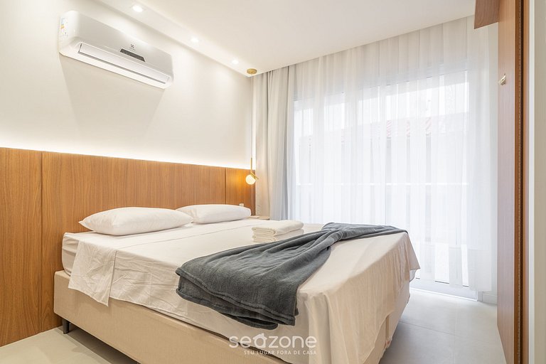 Apto c/ piscina e churrasqueira Bombinhas RNA0303