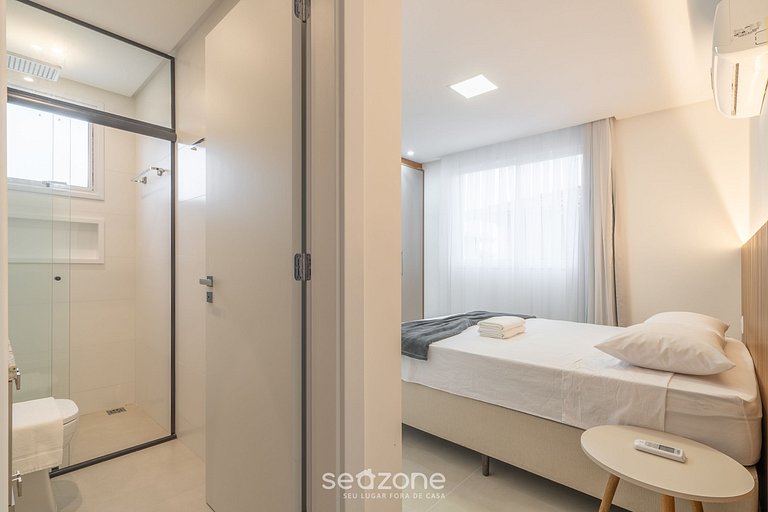 Apto c/ piscina e churrasqueira Bombinhas RNA0303