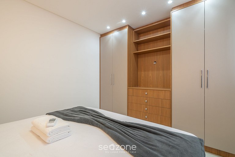 Apto c/ piscina e churrasqueira Bombinhas RNA0303