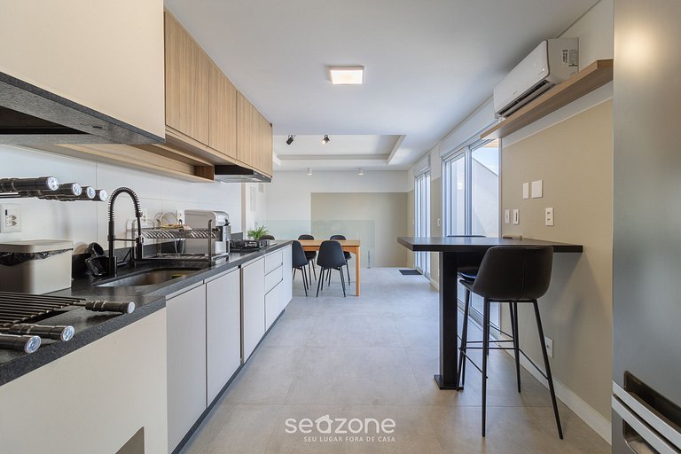 Ático dúplex cerca de la playa Floripa-SC MOR0402