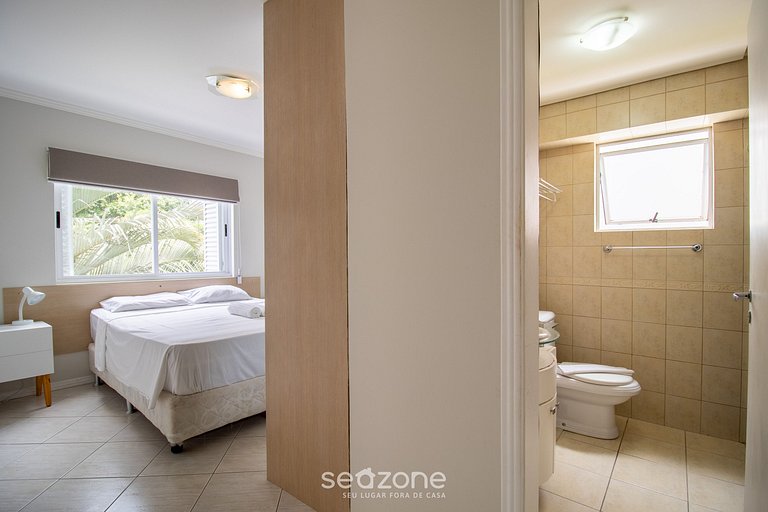 Apto com churrasq ótima localização Jurerê CCB103