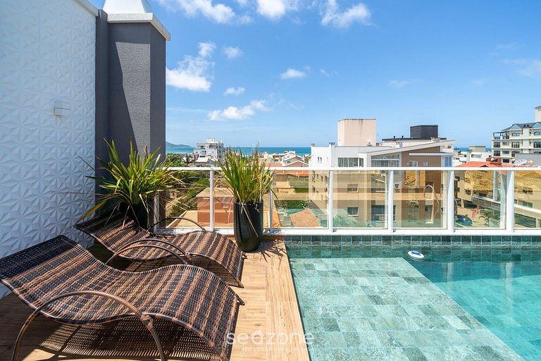 Depto c/ piscina y parrilla Bombinhas RNA0303