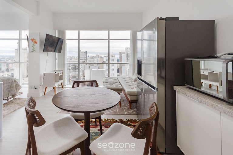 Studio lindo e bem localizado Curitiba-PR ESR1912