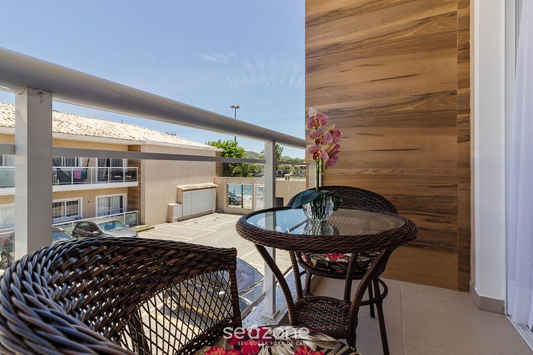 Apto al borde de la laguna Cabo Frio-RJ CFR209