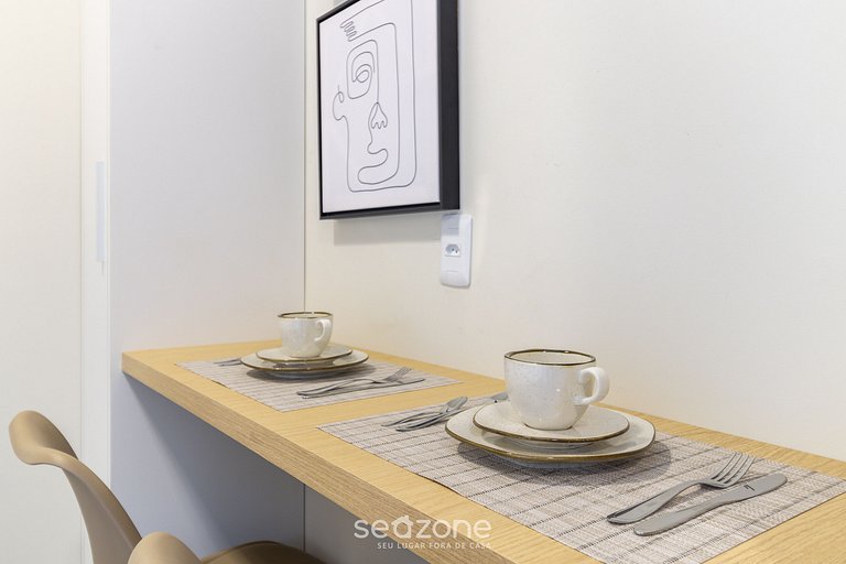 Cómodo apartamento en el centro de Floripa EVA704