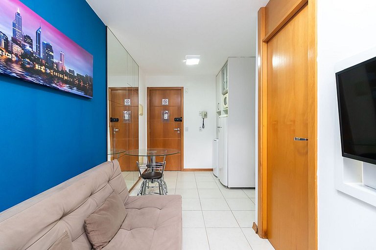 Apto en condominio con piscina y barbacoa CLR314