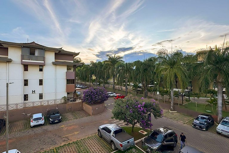 Apto en condominio con piscina y barbacoa CLR314