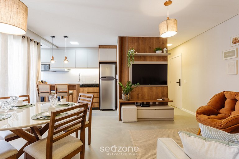 Apto 2 suites cerca de la playa Floripa-SC STN205