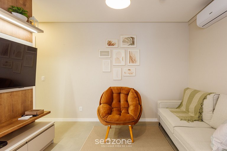 Apto 2 suites cerca de la playa Floripa-SC STN205