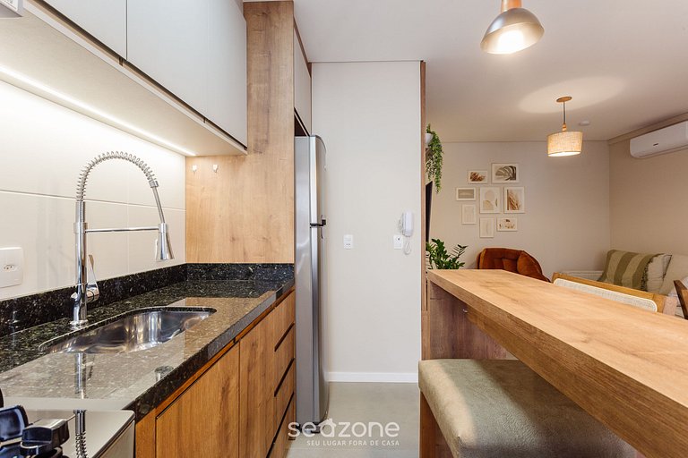 Apto 2 suites cerca de la playa Floripa-SC STN205